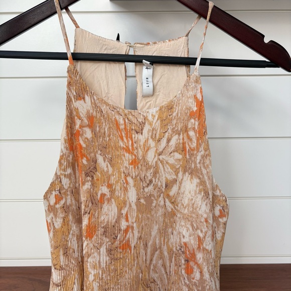 Nordstrom Lush Pleated Flowy Floral Maxi Dress Vacation Summer Easter Dainty S - Picture 2 of 10